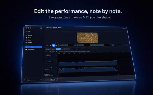 Editing a take after the fact, on the events rather than on a waveform